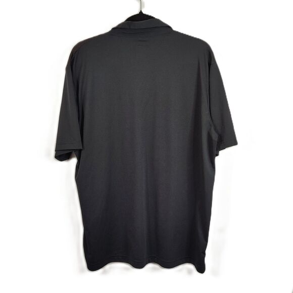 CALLAWAY Opti-Dri Golf Polo Large Men's Black & Grey Short Sleeve Shirt - Picture 3 of 5